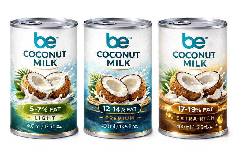 be™ Coconut Milk and Coconut Cream