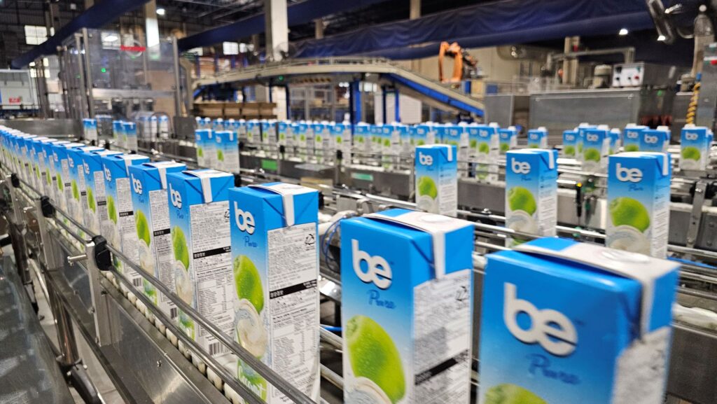 1L coconut water aseptic production line in Thailand manufacturing export beverages