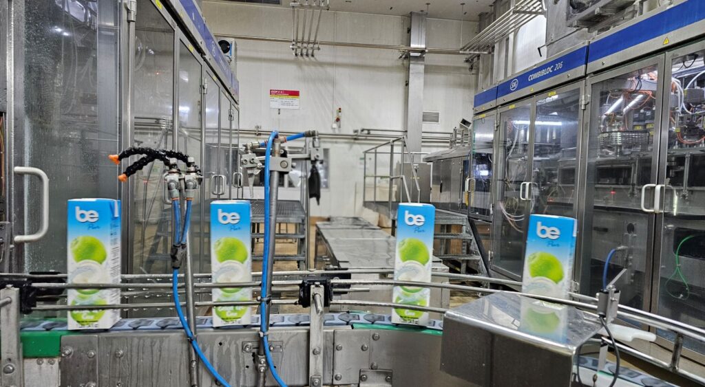 1L coconut water aseptic production line in Thailand manufacturing export beverages