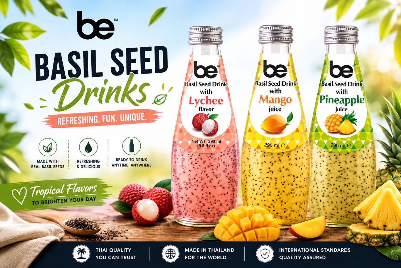 Basil Seed Drink Manufacturer in Thailand: OEM & Private Label Guide