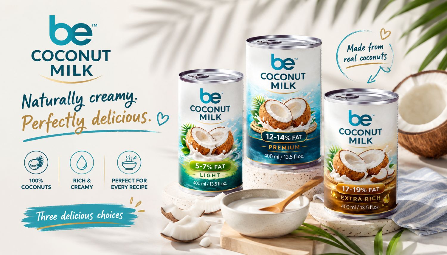 Coconut Milk vs Coconut Cream: What’s the Difference for Cooking?