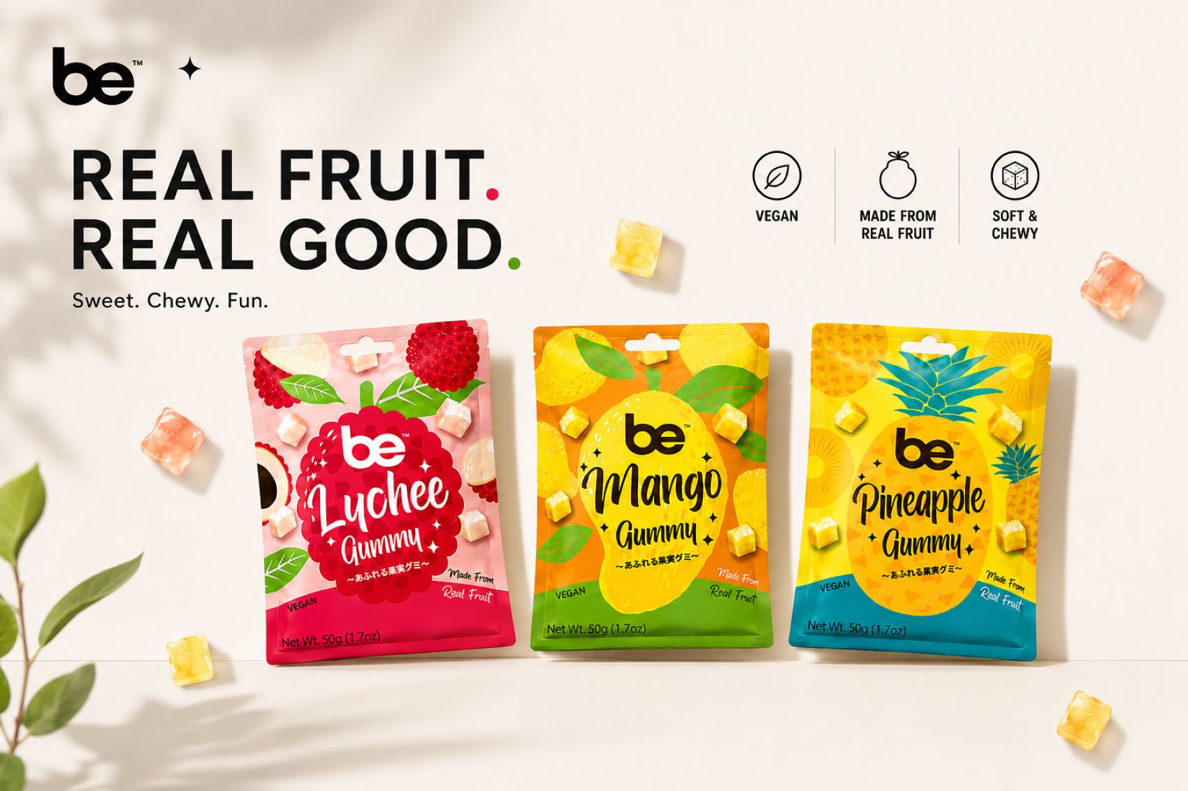 Fruit Gummies Made with More Than 60% Real Fruit: What Makes Them Different?